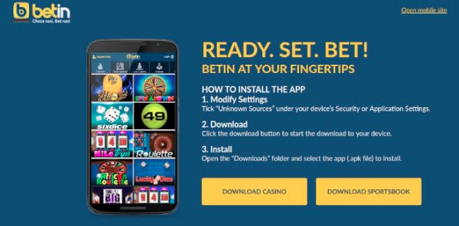 Betin mobile app